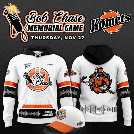 Fort Wayne Komets Bob Chase Memorial Game Hoodie 2025