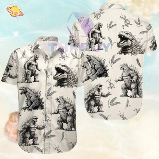 Godzilla Hawaiian Shirt