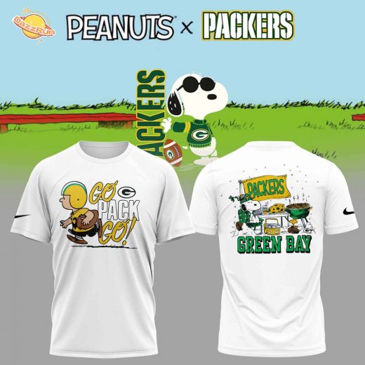 Green Bay Packers X Snoopy 2025 New Season Collection Tshirt