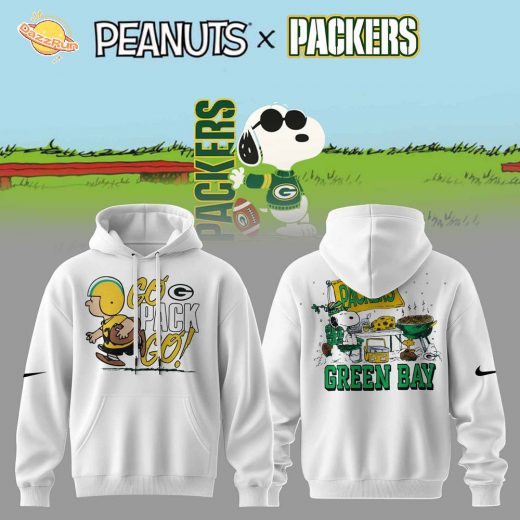 Green Bay Packers x Snoopy 2025 new season collection Hoodie