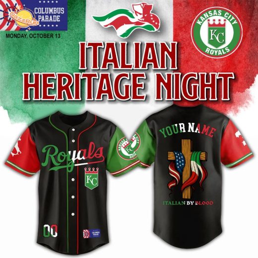 Kansas City Royals x Polish American Heritage Night 2025 Special-3D Baseball Jersey