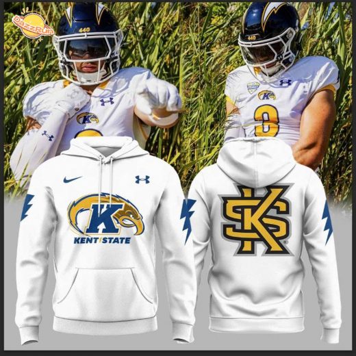 Kent State Golden Flashes White Uniform 2025 Hoodie