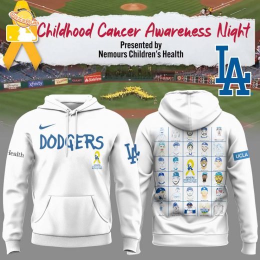 LA Dodgers Childhood Cancer Awareness Night Limited Hoodie