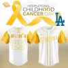 LA Dodgers Childhood Cancer Awareness Night Jersey