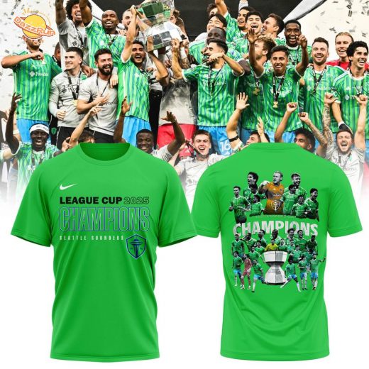 League Cup 2025 Champions – Seattle Sounders Tshirt