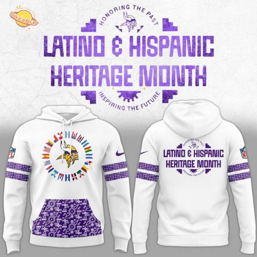 Limited Edition 2025 Latino & Hispanic Heritage Month Minnesota Vikings Hoodie