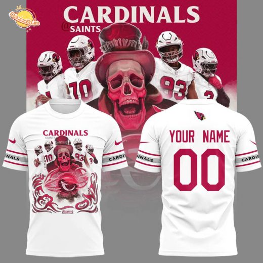 Limited Edition Arizona Custom Name + Number White Shirt