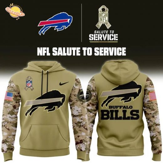 Limited Edition Bills Football Salute To Service Hoodie