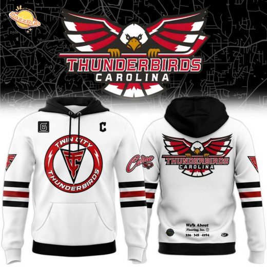 Limited Edition Carolina Thunderbirds New Hoodie Seasoon 2025-2026(White)