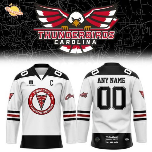 Limited Edition Carolina Thunderbirds New Jerseys Seasoon 2025-2026(White)