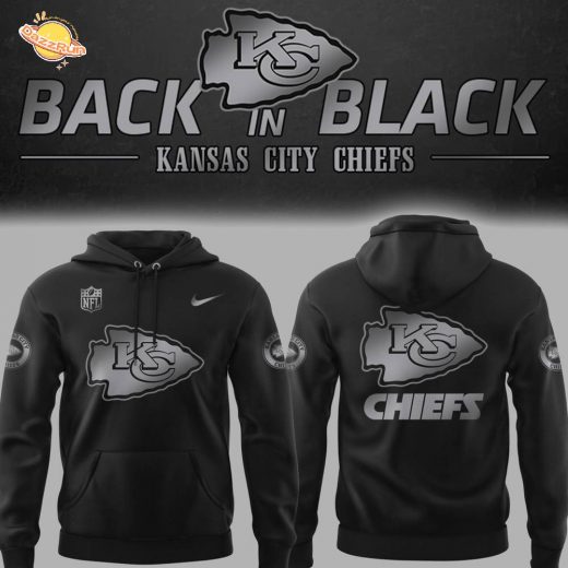 Limited Edition Chiefs Football Blackout Hoodie-