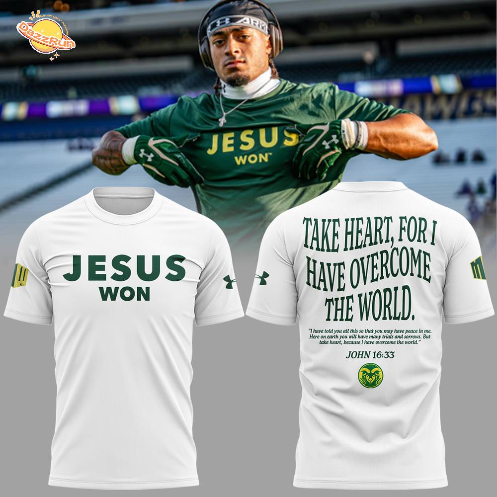 Limited Edition Colorado Football x JESUS WON 2025 Shirt Limited Edition Colorado Football x JESUS WON 2025 Shirt