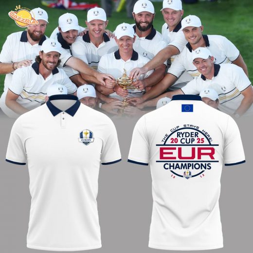 Limited Edition Eur Champions Ryder Cup 2025 White Polo