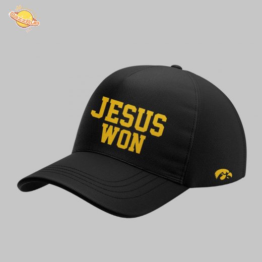 Limited Edition Hawkeye Football x JESUS WON 2025 Shirt