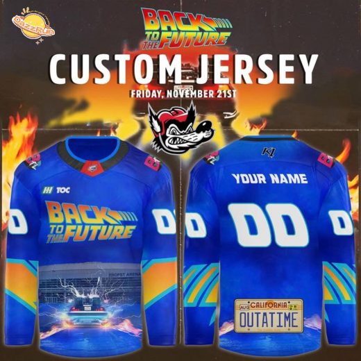 Limited Edition Huntsville Havoc Back to the Future jersey 2025