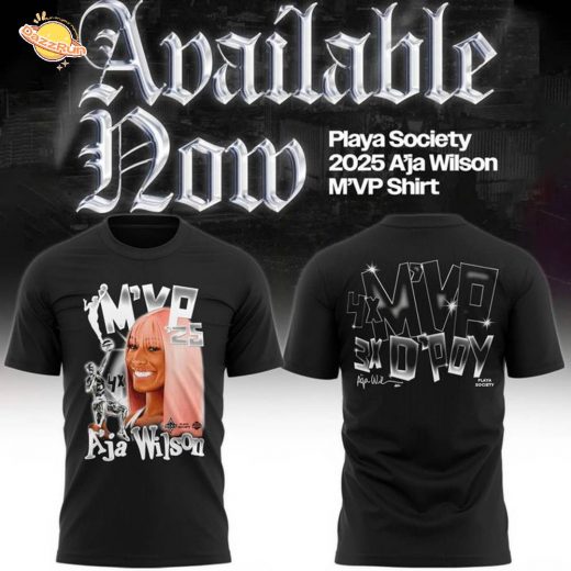 Limited Edition Las Vegas Aces ” A’Ja Wilson MVP ”2025 T-Shirt
