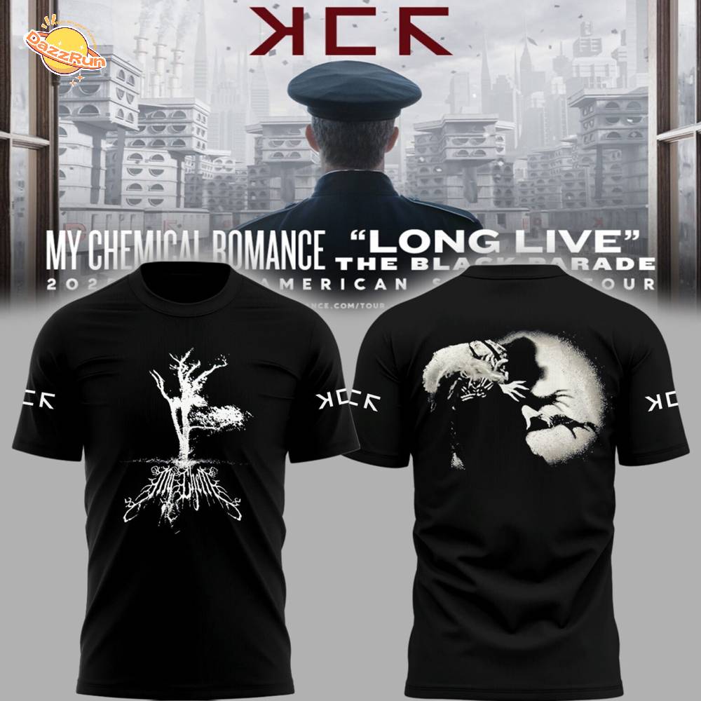 Limited Edition “Long Live: The Black Parade Tour 2025 ” Tshirt Limited Edition “Long Live: The Black Parade Tour 2025 ” Tshirt