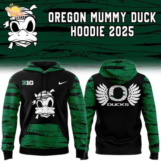Limited Edition Oregon Football ” Mummy Duck” Hoodie 2025