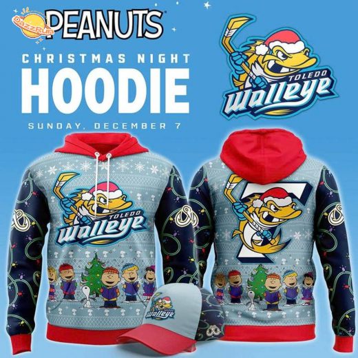 Limited Edition Toledo Walleye x Peanuts Hoodie 2025