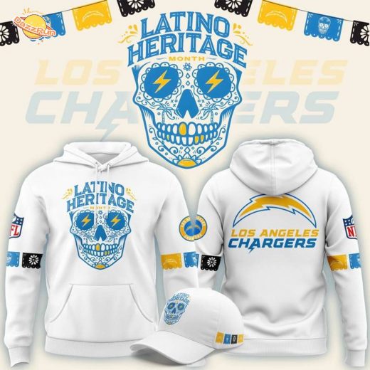 Limited Los Angeles Chargers ” Latino Heritage ” Hoodie(V2) 2025