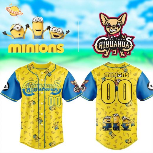 Limited edition El Paso Chihuahuas x Minions Jerseys
