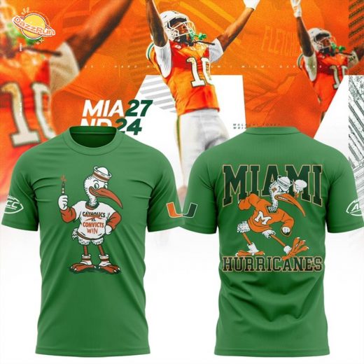 Miami Hurricanes Football 2025 Catholics vs Convicts Game T-shirt