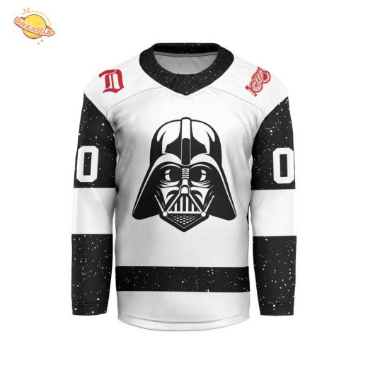 NHL Detroit Red Wings Personalized 2025/26 Star Wars Hockey Jersey Design