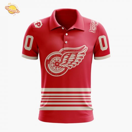NHL Detroit Red Wings Personalized Centennial Polo Design