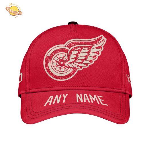 NHL Detroit Red Wings Personalized Name Centennial Classic Cap Design