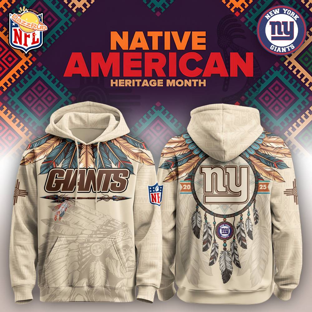NYG-Native American Heritage Month Limited Editions Hoodie NYG-Native American Heritage Month Limited Editions Hoodie