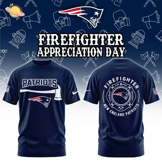 New England Patriots Firefighter Appreciation Day Tshirt