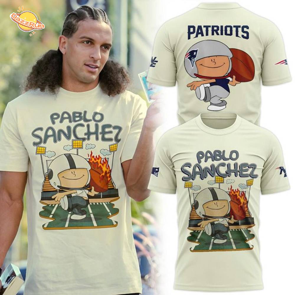 New England Patriots GOAT Pablo Sanchez T-shirt New England Patriots GOAT Pablo Sanchez T-shirt