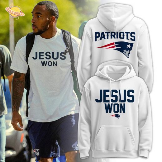 New England Patriots “Jesus Won” Hoodie