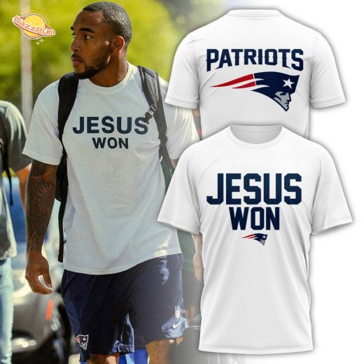 New England Patriots “Jesus Won” Tshirt