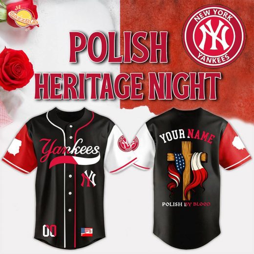 New York Yankees x Polish By Blood American Heritage Night 2025-3D Baseball Jersey