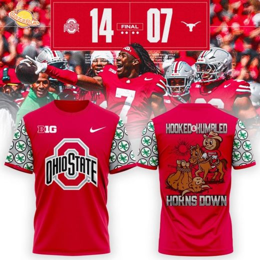 Ohio State Football “Hooked & Humbled” Nike Limited T-Shirt – Red