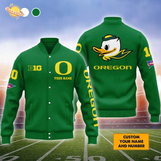 Oregon Duck Baseball Jacket