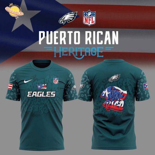 P.Eagles Puerto Rican Heritage Combo Shirt