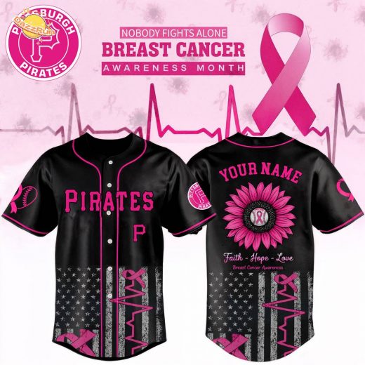 Pittsburgh Pirates x Breast Cancer Awareness Month Edition-3D Baseball Jersey