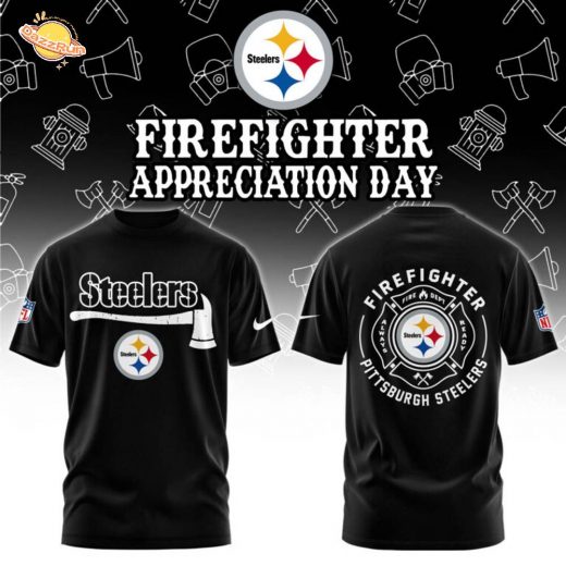 Pittsburgh Steelers Firefighter Appreciation Day Tshirt
