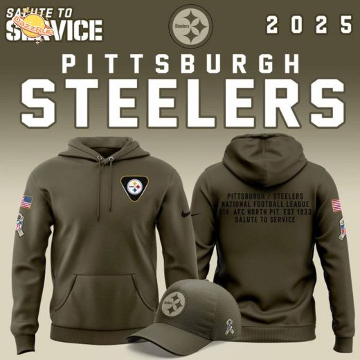 Pittsburgh Steelers NFL Salute To Service Hoodie(V2) 2025-2026