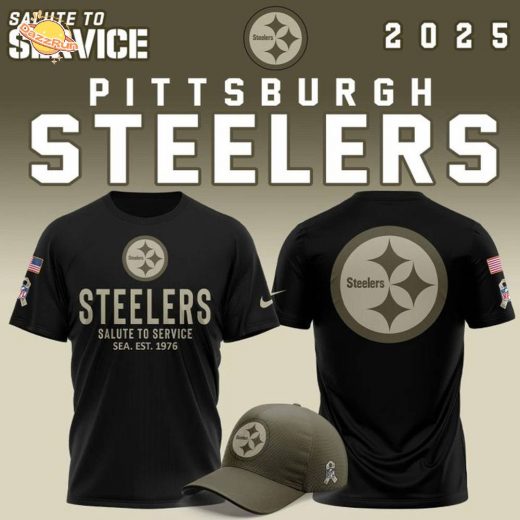 Pittsburgh Steelers NFL Salute To Service T-Shirt 2025-2026