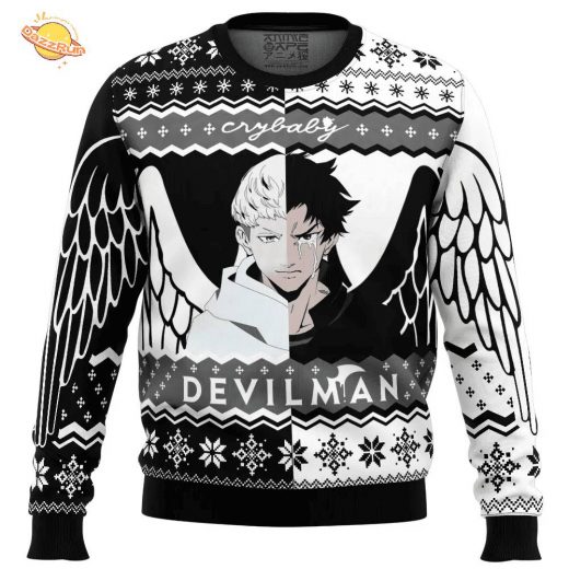 Rival Devilman Crybaby Ugly Christmas Sweaters