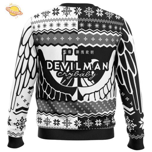 Rival Devilman Crybaby Ugly Christmas Sweaters