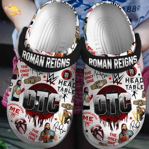 Roman Reigns Crocs Crocband Clogs Shoes Comfortable For Men Women and Kids