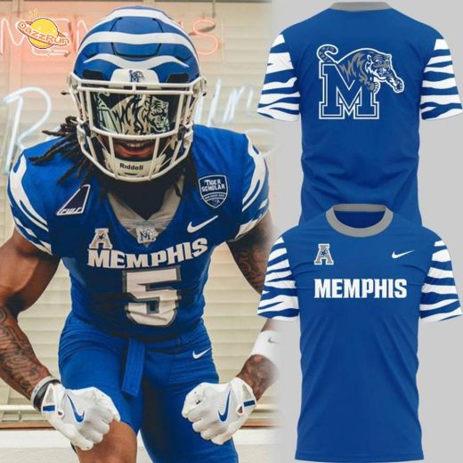 Royal Memphis Tigers Football Gameday T-Shirt – Special Edition