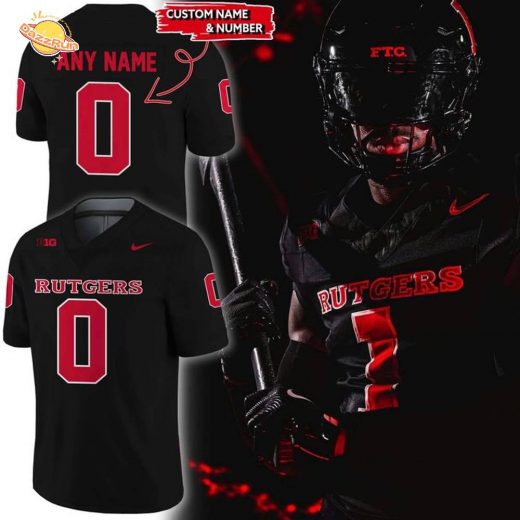 Rutgers Football Gameday Blackout Jersey – Limited Edition