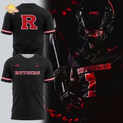Rutgers Football Gameday Blackout T-Shirt – Limited Edition