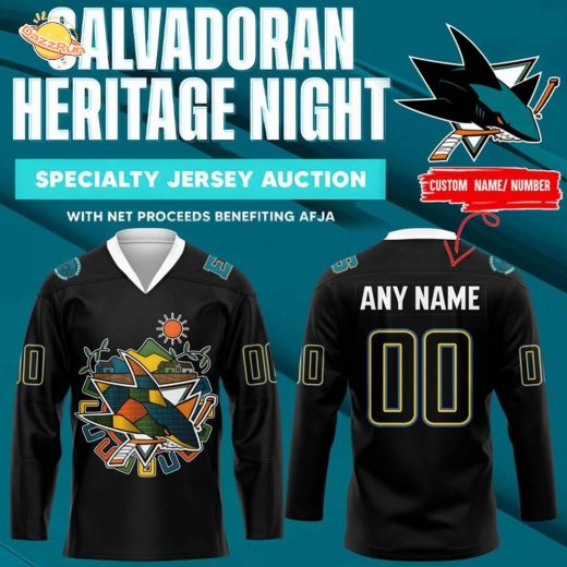 Salvadoran Heritage Night Jersey(Black)