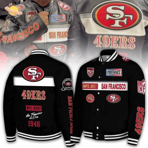 San Francisco 49ers 1946 NFC West Special Bomber Jacket – Black